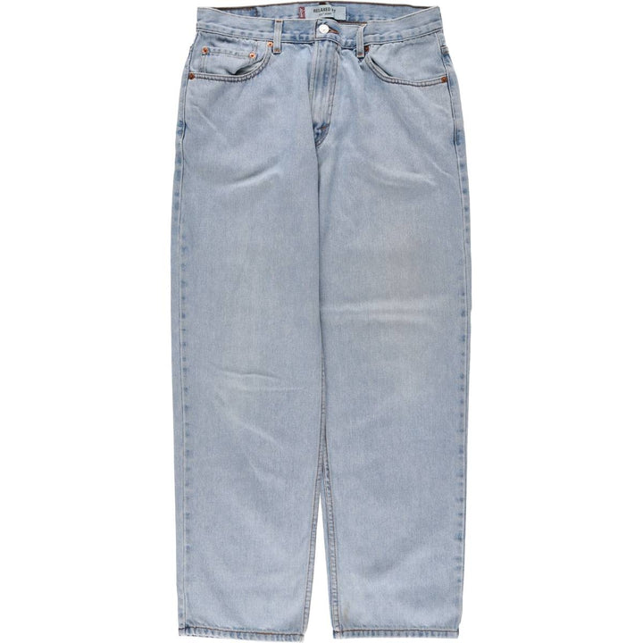 Levi's 550 Relaxed Fit Tapered Denim Pants for Men, W34 equivalent cotton blue type Vintage Second Hand