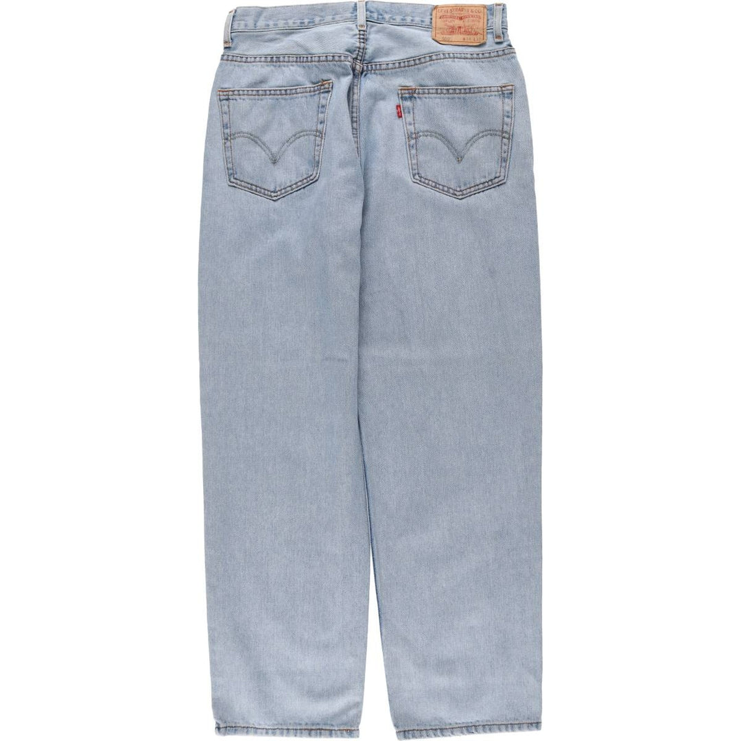Levi's 550 Relaxed Fit Tapered Denim Pants for Men, W34 equivalent cotton blue type Vintage Second Hand