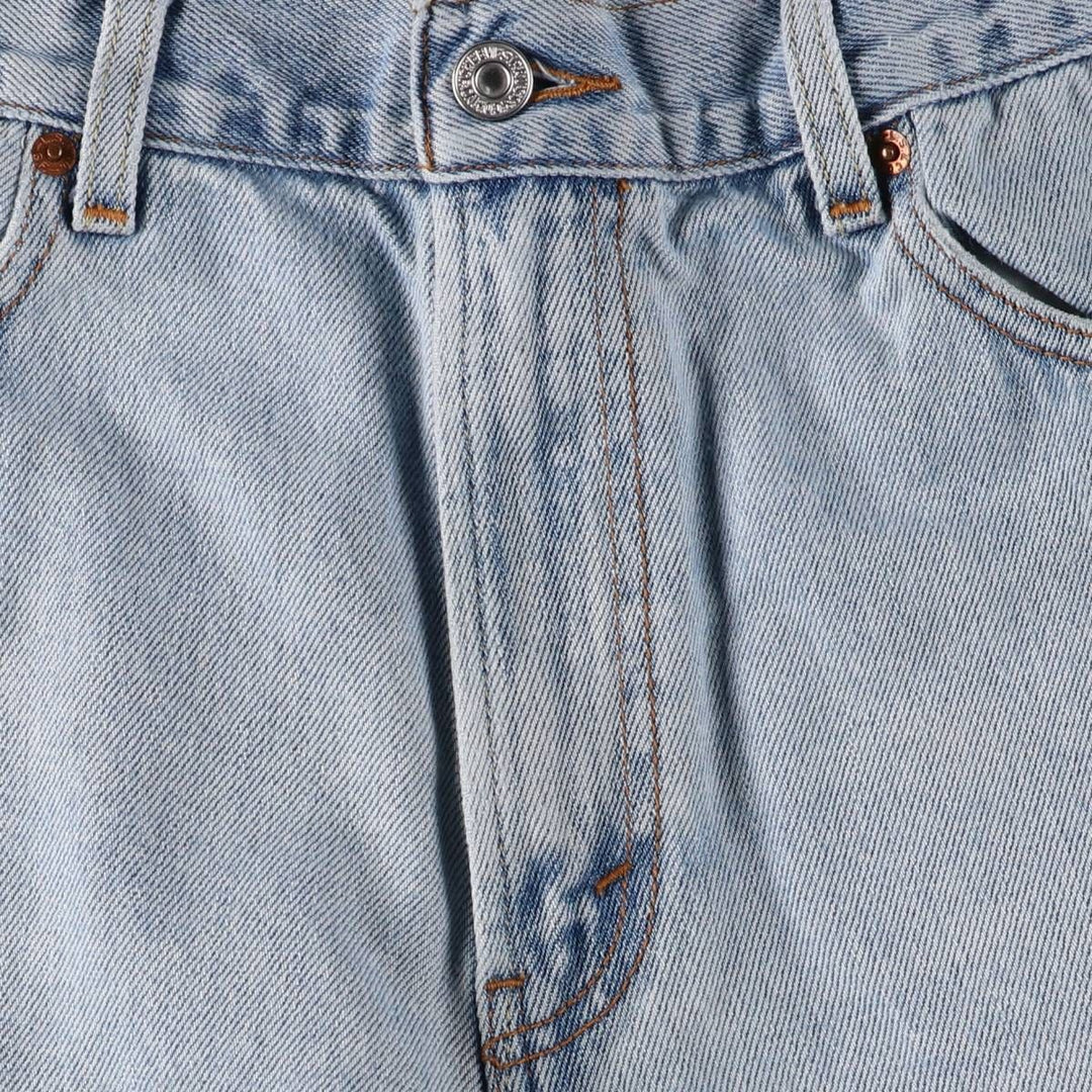 Levi's 550 Relaxed Fit Tapered Denim Pants for Men, W34 equivalent cotton blue type Vintage Second Hand