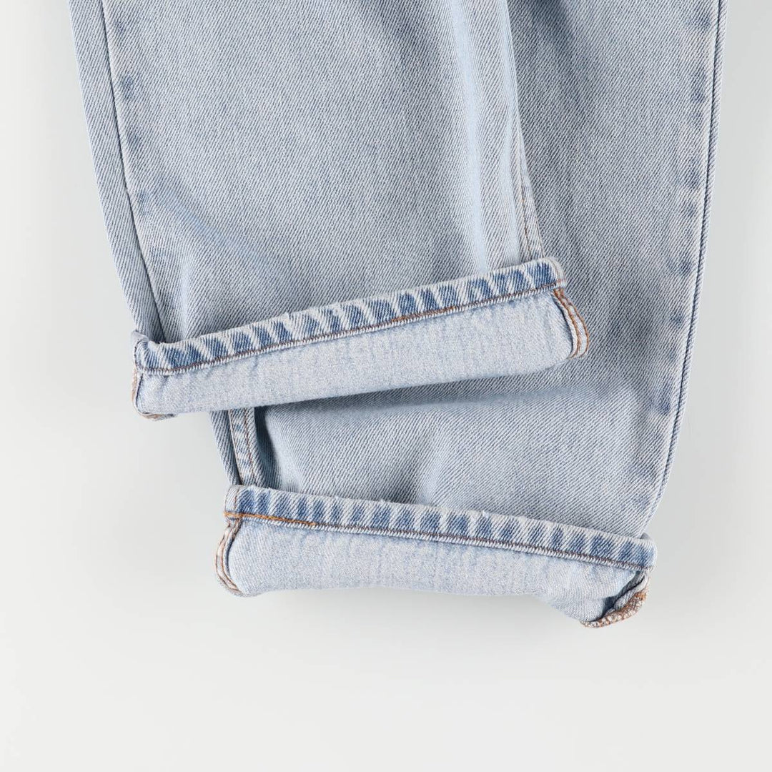 Levi's 550 Relaxed Fit Tapered Denim Pants for Men, W34 equivalent cotton blue type Vintage Second Hand