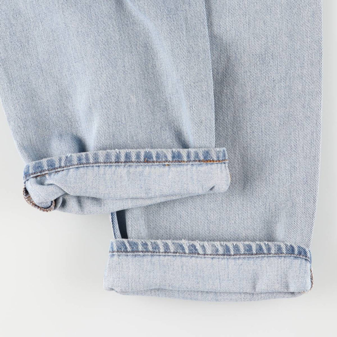 Levi's 550 Relaxed Fit Tapered Denim Pants for Men, W34 equivalent cotton blue type Vintage Second Hand