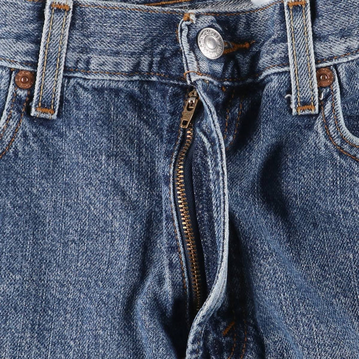 00'S Levi's 550 Relaxed Fit Denim Shorts for Men, Size W33 cotton blue type Vintage Second Hand