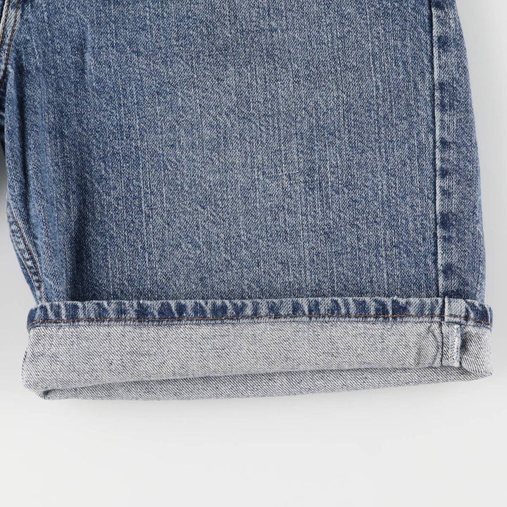 00'S Levi's 550 Relaxed Fit Denim Shorts for Men, Size W33 cotton blue type Vintage Second Hand