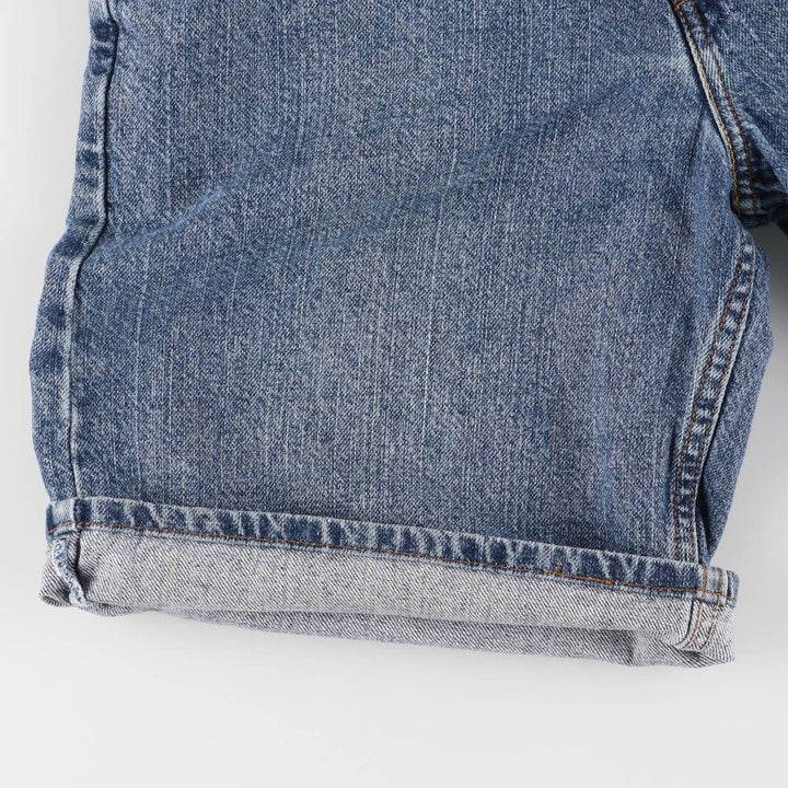 00'S Levi's 550 Relaxed Fit Denim Shorts for Men, Size W33 cotton blue type Vintage Second Hand