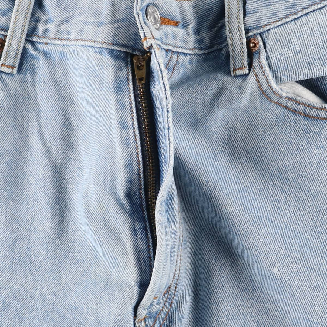 00'S Levi's 550 Relaxed Fit Denim Shorts for Men, Size W37 cotton blue type Vintage Second Hand