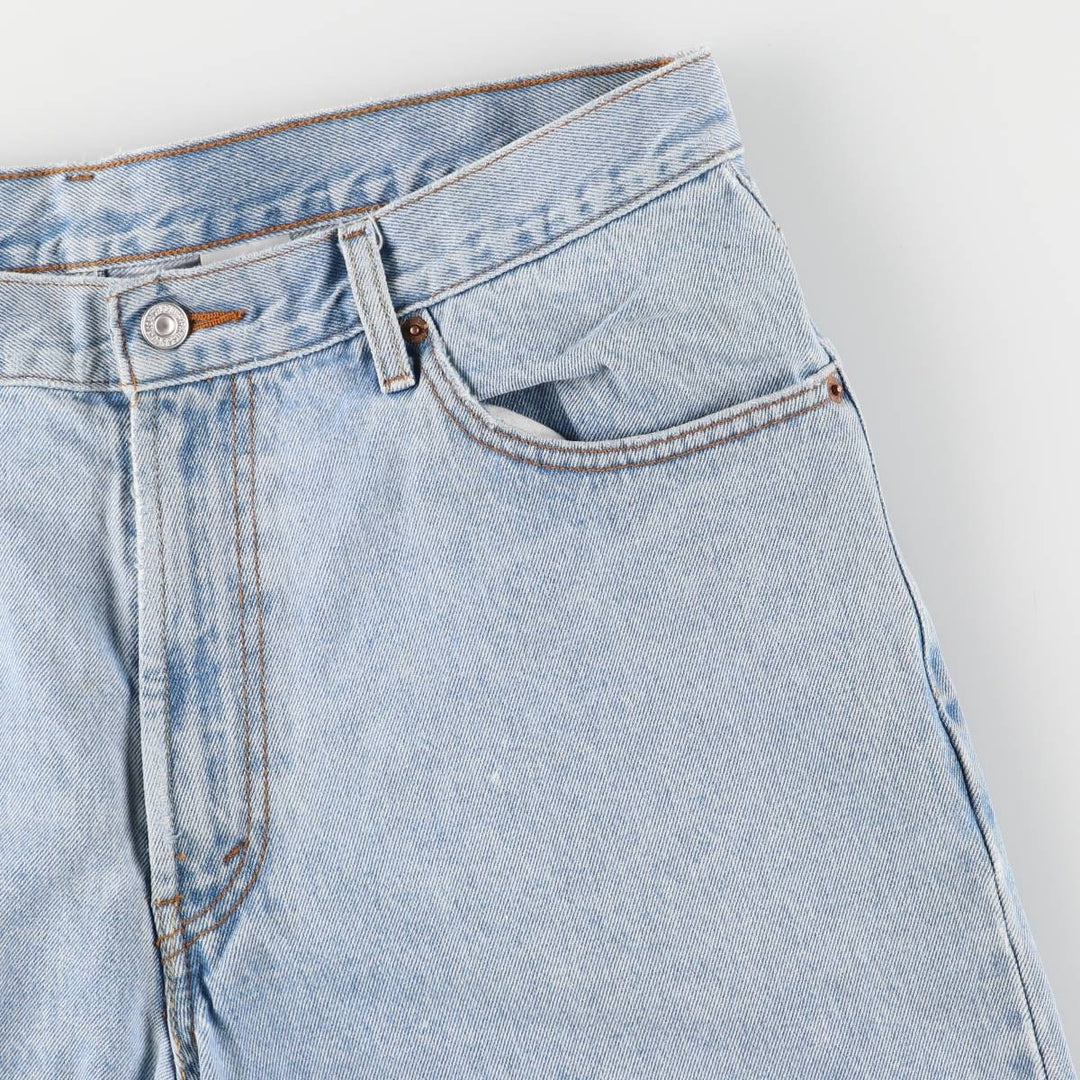 00'S Levi's 550 Relaxed Fit Denim Shorts for Men, Size W37 cotton blue type Vintage Second Hand