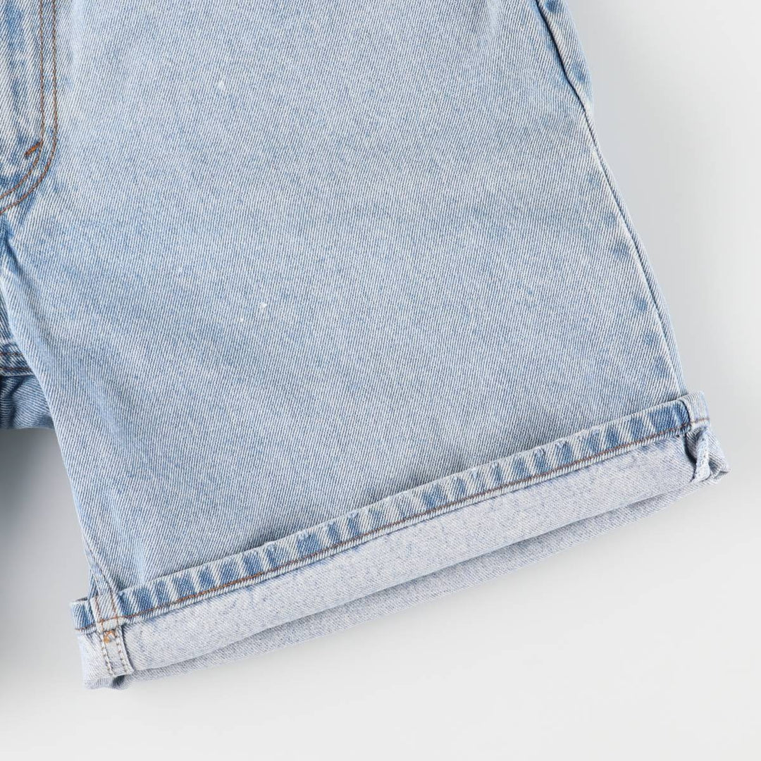 00'S Levi's 550 Relaxed Fit Denim Shorts for Men, Size W37 cotton blue type Vintage Second Hand