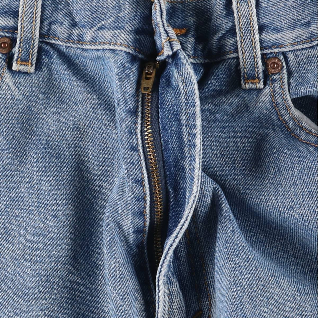 00'S Levi's 550 Relaxed Fit Denim Shorts for Men, W35 cotton blue type Vintage Second Hand