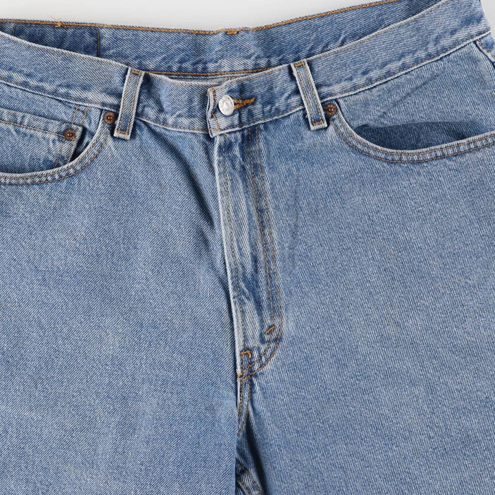 00'S Levi's 550 Relaxed Fit Denim Shorts for Men, W35 cotton blue type Vintage Second Hand