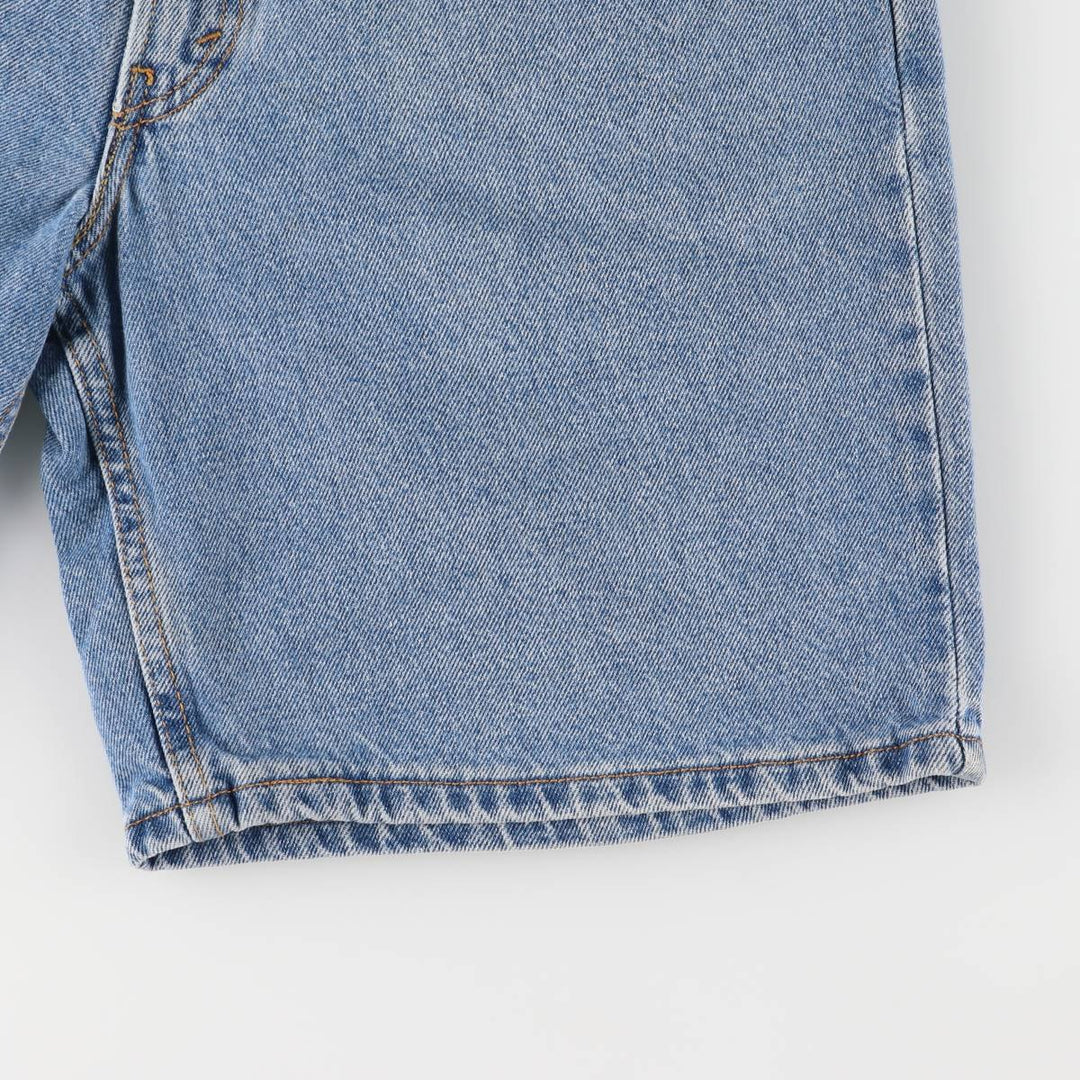 00'S Levi's 550 Relaxed Fit Denim Shorts for Men, W35 cotton blue type Vintage Second Hand