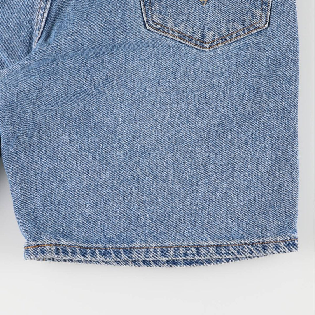00'S Levi's 550 Relaxed Fit Denim Shorts for Men, W35 cotton blue type Vintage Second Hand