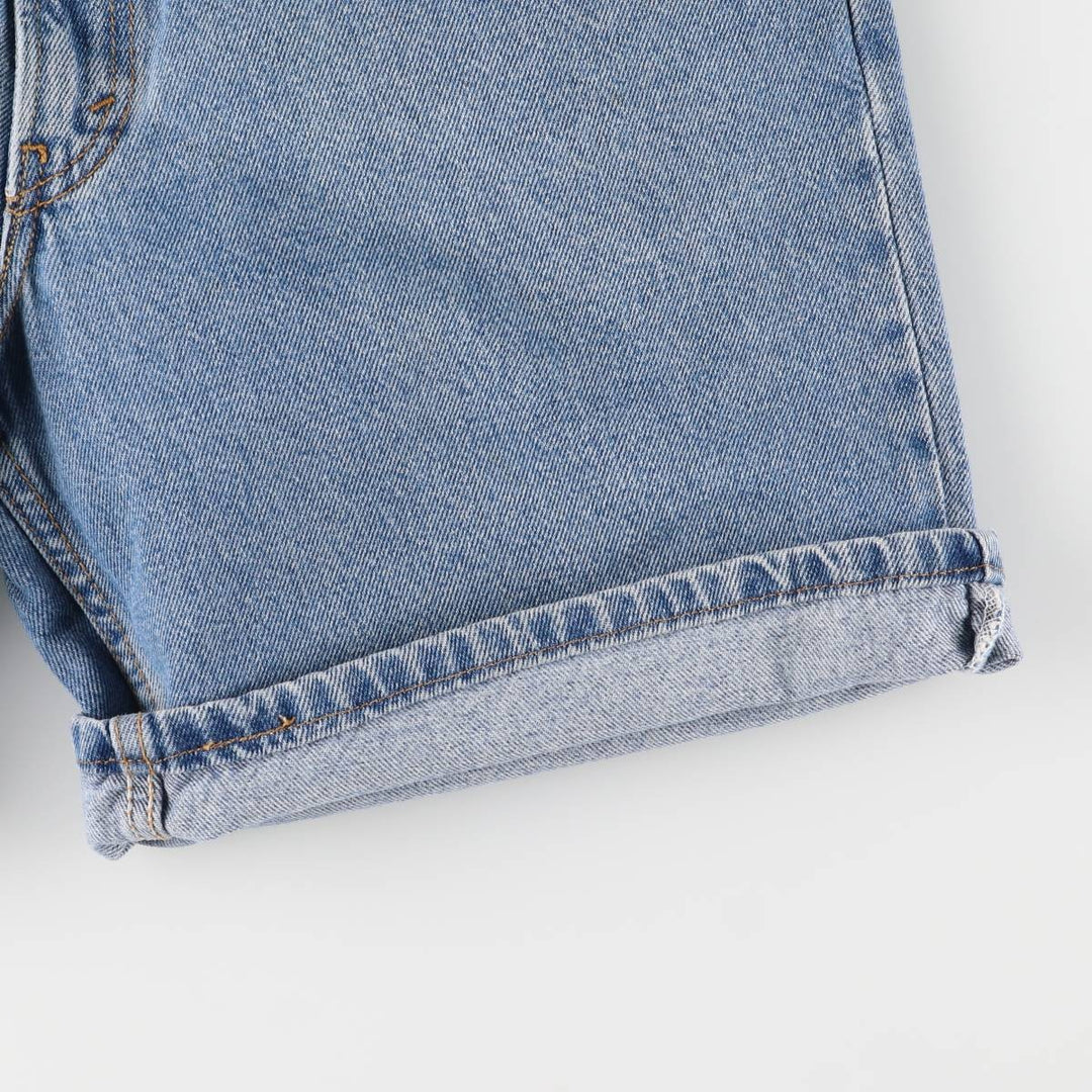 00'S Levi's 550 Relaxed Fit Denim Shorts for Men, W35 cotton blue type Vintage Second Hand