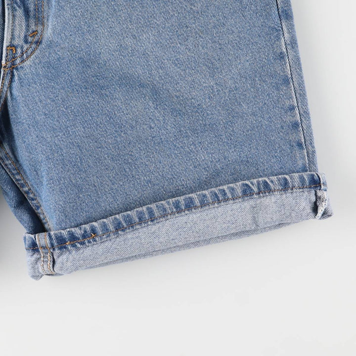 00'S Levi's 550 Relaxed Fit Denim Shorts for Men, W35 cotton blue type Vintage Second Hand