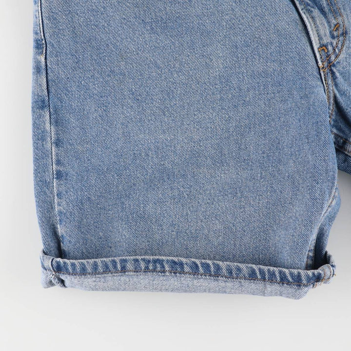00'S Levi's 550 Relaxed Fit Denim Shorts for Men, W35 cotton blue type Vintage Second Hand