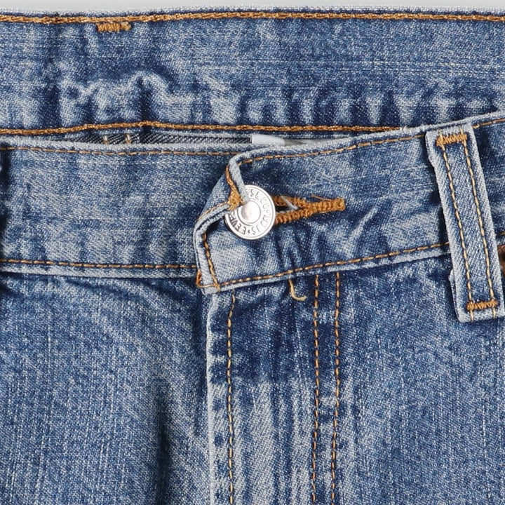 00'S Levi's 569 LOOSE FIT denim shorts, men's size w37 cotton blue type Vintage Second Hand