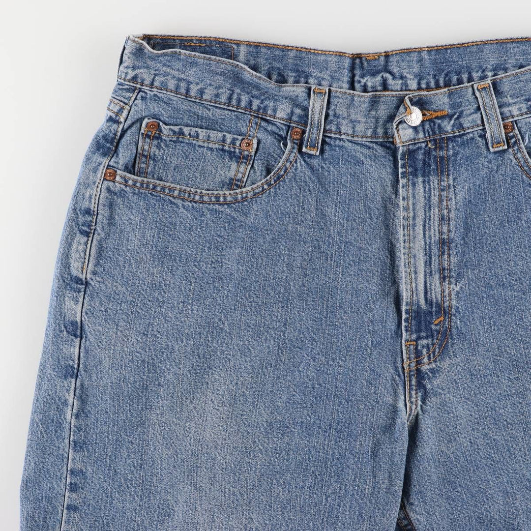 00'S Levi's 569 LOOSE FIT denim shorts, men's size w37 cotton blue type Vintage Second Hand