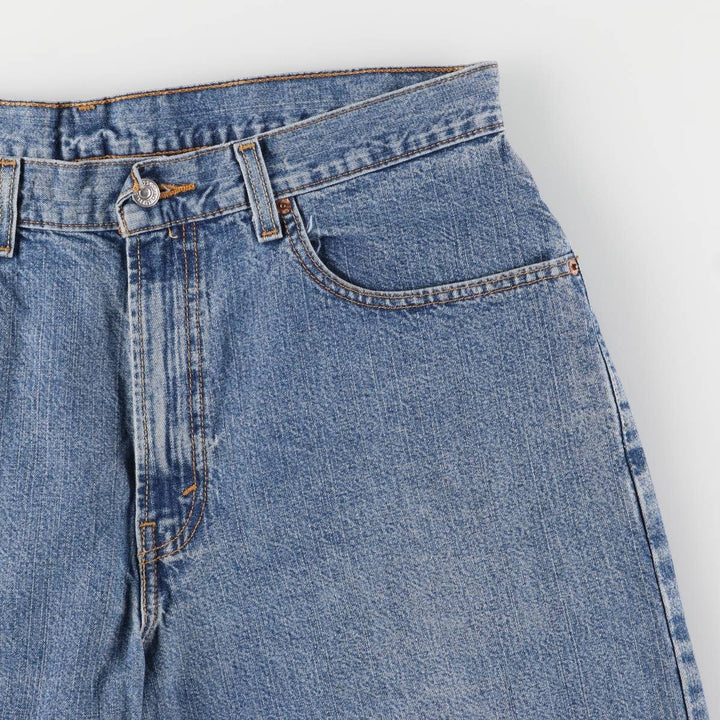 00'S Levi's 569 LOOSE FIT denim shorts, men's size w37 cotton blue type Vintage Second Hand