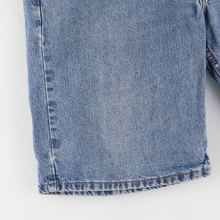 00'S Levi's 569 LOOSE FIT denim shorts, men's size w37 cotton blue type Vintage Second Hand