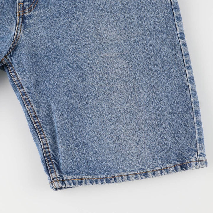 00'S Levi's 569 LOOSE FIT denim shorts, men's size w37 cotton blue type Vintage Second Hand