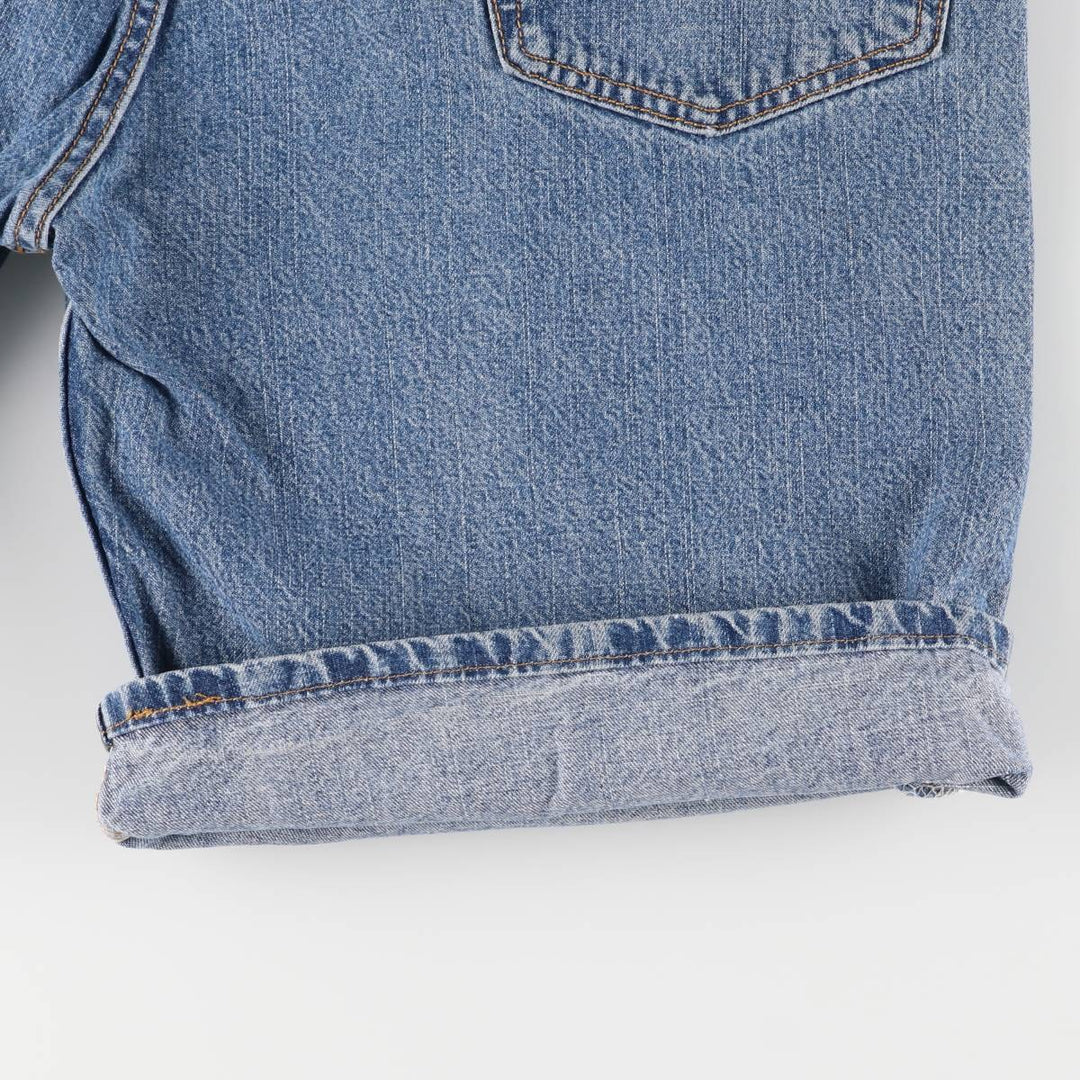 00'S Levi's 569 LOOSE FIT denim shorts, men's size w37 cotton blue type Vintage Second Hand