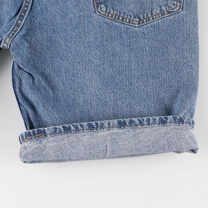 00'S Levi's 569 LOOSE FIT denim shorts, men's size w37 cotton blue type Vintage Second Hand