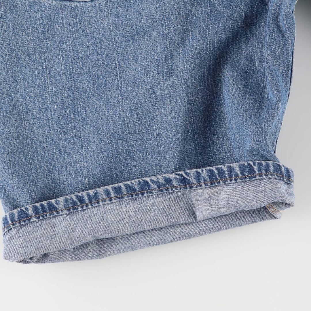 00'S Levi's 569 LOOSE FIT denim shorts, men's size w37 cotton blue type Vintage Second Hand