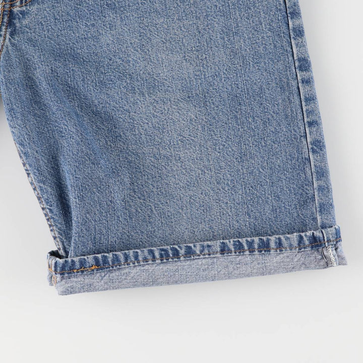 00'S Levi's 569 LOOSE FIT denim shorts, men's size w37 cotton blue type Vintage Second Hand