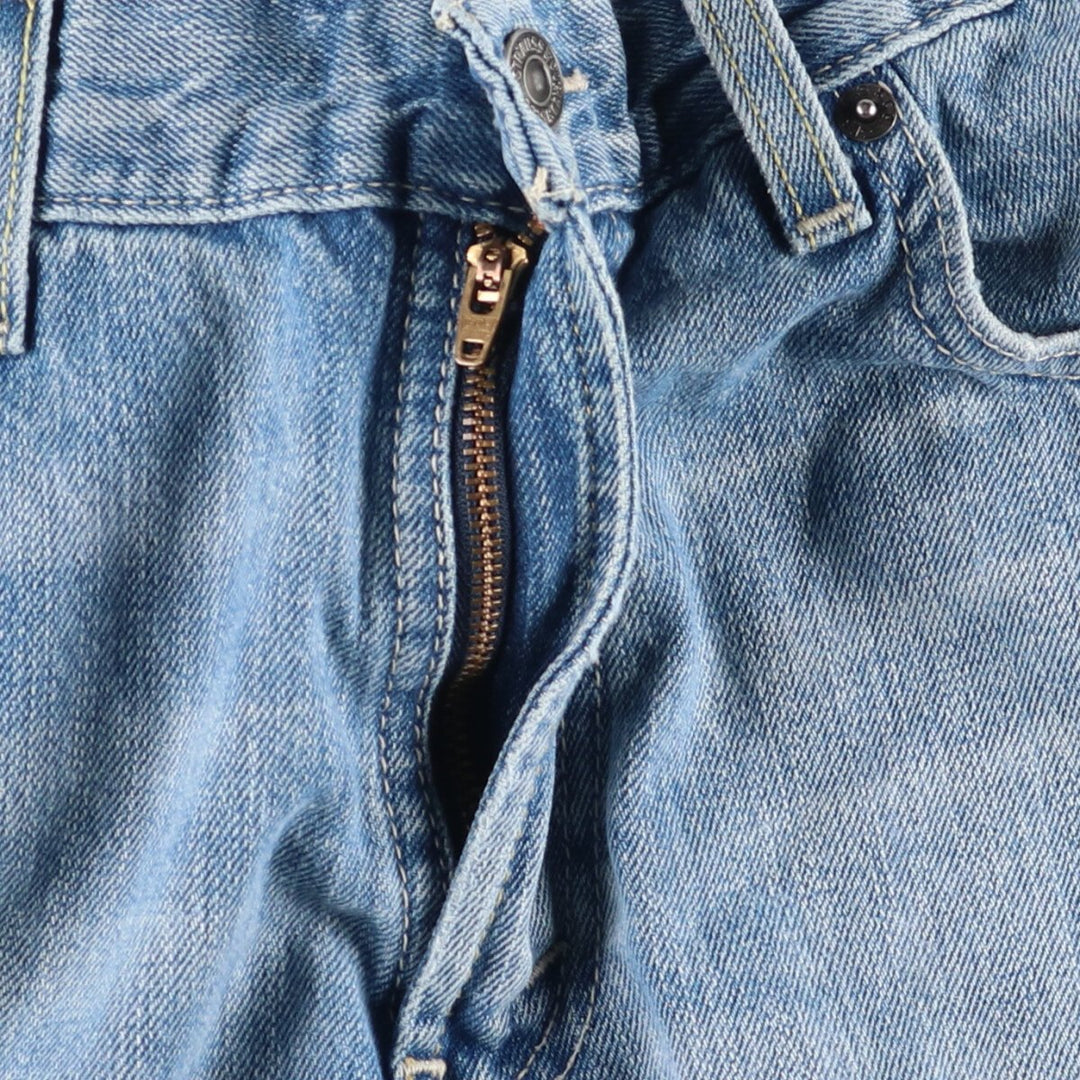 Levi's 569 LOOSE FIT denim shorts, half pants, men's w30 equivalent cotton Blue type light blue Vintage Second Hand