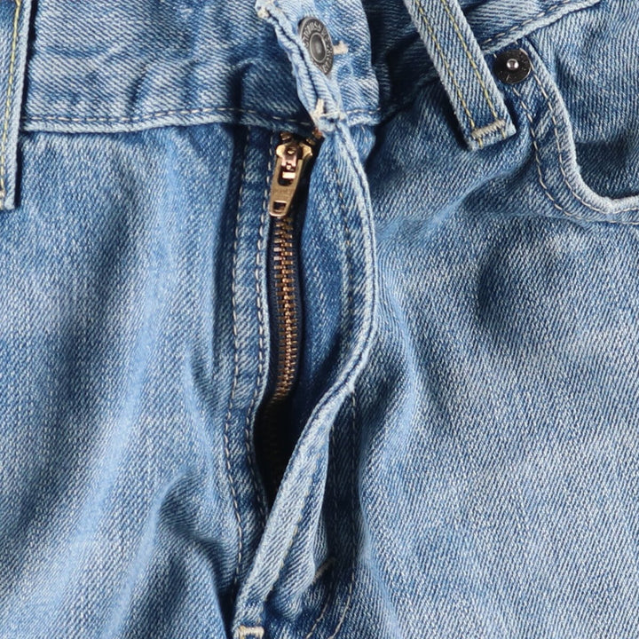 Levi's 569 LOOSE FIT denim shorts, half pants, men's w30 equivalent cotton Blue type light blue Vintage Second Hand
