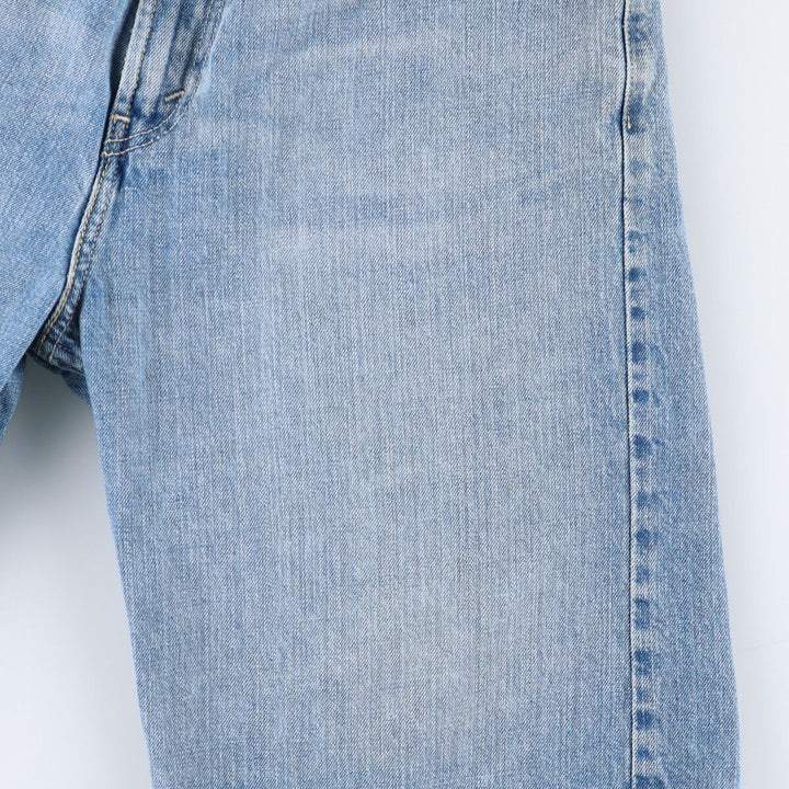 Levi's 569 LOOSE FIT denim shorts, half pants, men's w30 equivalent cotton Blue type light blue Vintage Second Hand