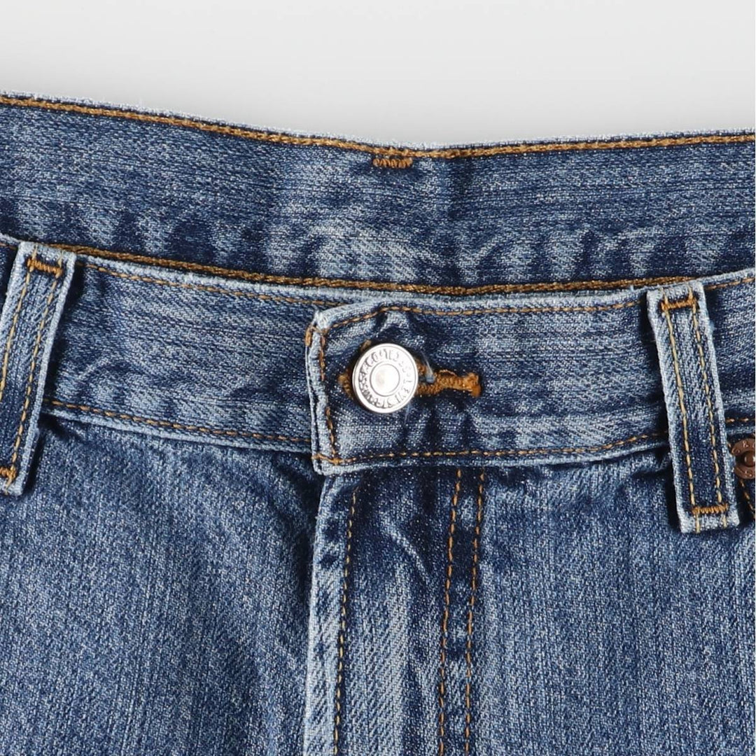 00'S Levi's 550 Relaxed Fit Denim Shorts for Men, Size W36 cotton blue type Vintage Second Hand