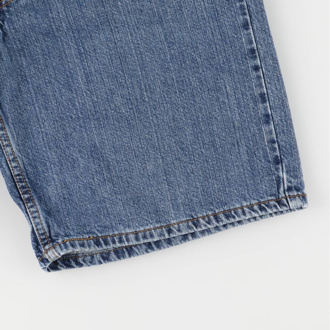 00'S Levi's 550 Relaxed Fit Denim Shorts for Men, Size W36 cotton blue type Vintage Second Hand