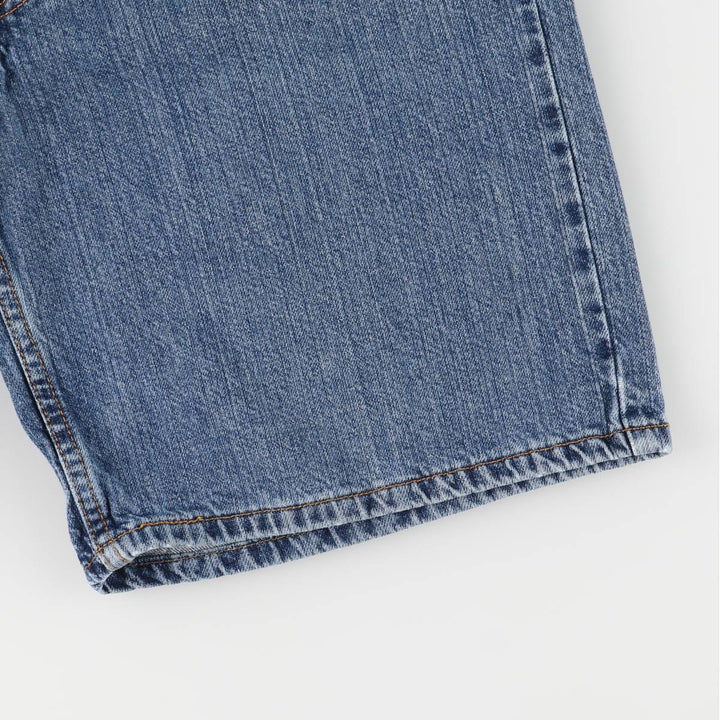 00'S Levi's 550 Relaxed Fit Denim Shorts for Men, Size W36 cotton blue type Vintage Second Hand
