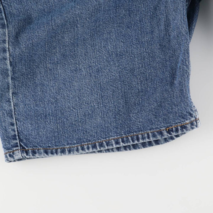 00'S Levi's 550 Relaxed Fit Denim Shorts for Men, Size W37 cotton blue type Vintage Second Hand