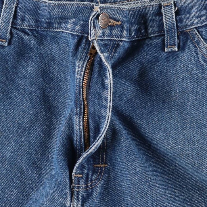 Dickies Relaxed Fit Denim Painter Shorts, Men's W36 cotton Indigo Vintage Second Hand