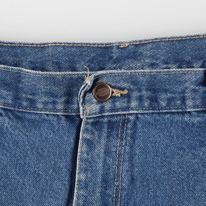 Dickies Relaxed Fit Denim Painter Shorts, Men's W36 cotton Indigo Vintage Second Hand
