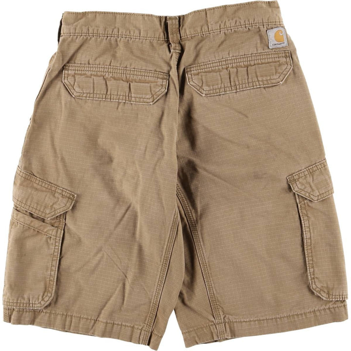 Carhartt Relaxed Fit Cargo Shorts, Half Pants, Men's, W30 equivalent cotton brown type Vintage Second Hand