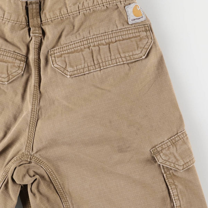 Carhartt Relaxed Fit Cargo Shorts, Half Pants, Men's, W30 equivalent cotton brown type Vintage Second Hand