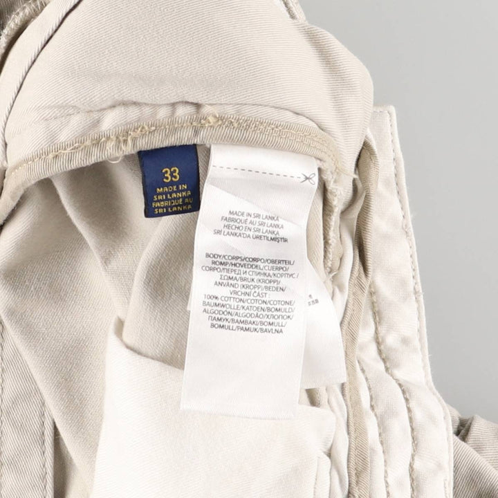 Ralph Lauren POLO RALPH LAUREN cargo shorts short pants men's w34 equivalent cotton pale white type Vintage Second Hand