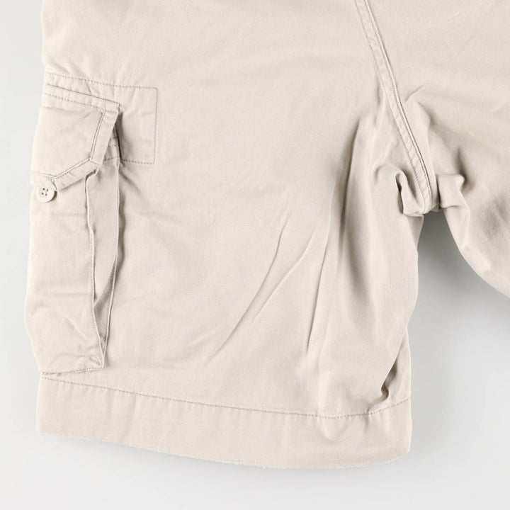 Ralph Lauren POLO RALPH LAUREN cargo shorts short pants men's w34 equivalent cotton pale white type Vintage Second Hand