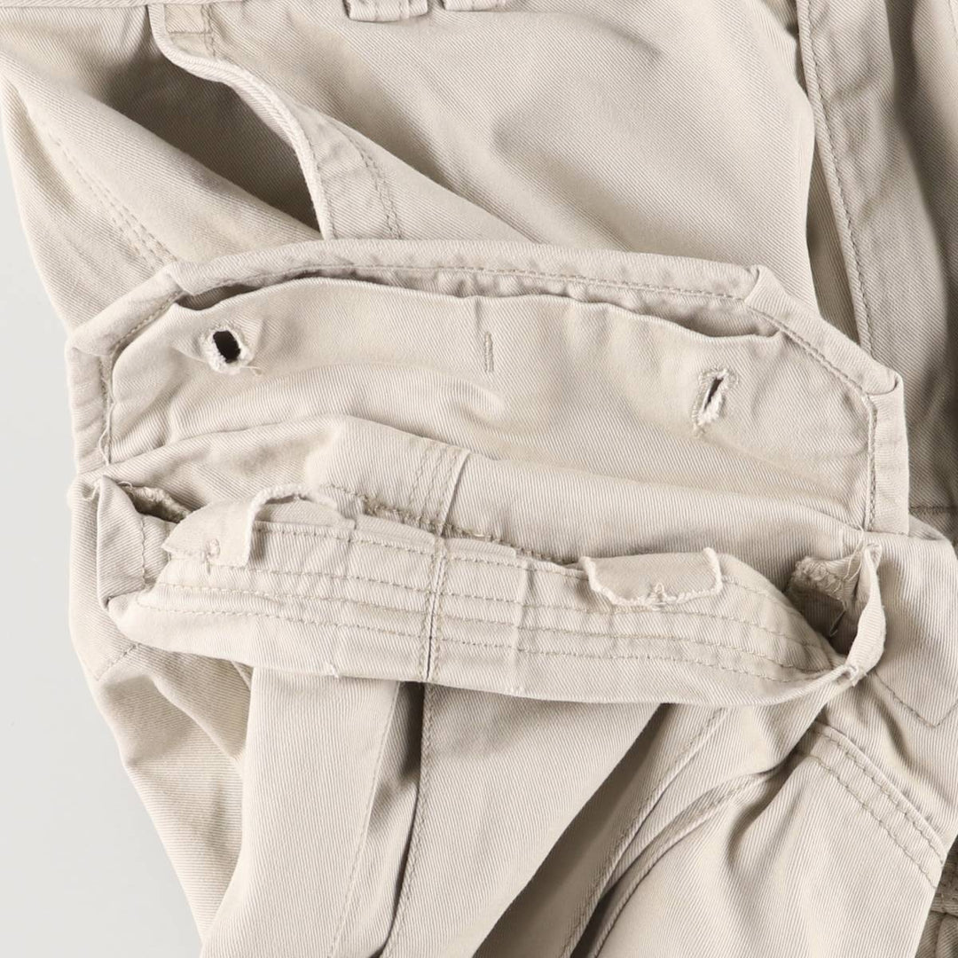 Ralph Lauren POLO RALPH LAUREN cargo shorts short pants men's w34 equivalent cotton pale white type Vintage Second Hand
