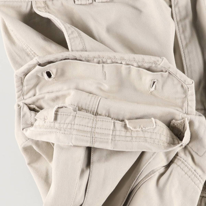 Ralph Lauren POLO RALPH LAUREN cargo shorts short pants men's w34 equivalent cotton pale white type Vintage Second Hand