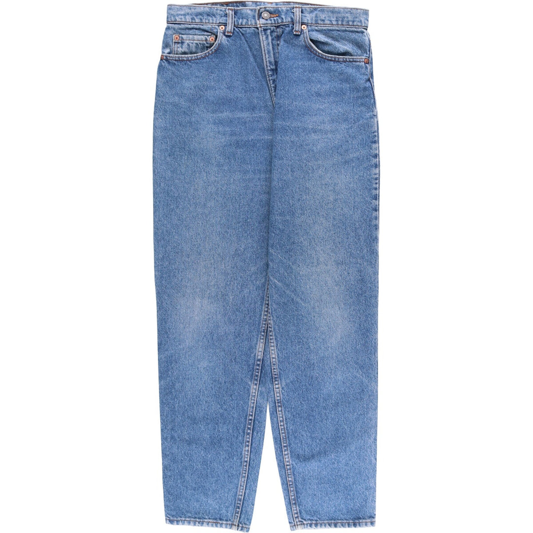 90'S Levi's 550-0290 Tapered Denim Pants Made in USA Men's W32 Vintage cotton blue type Vintage Second Hand