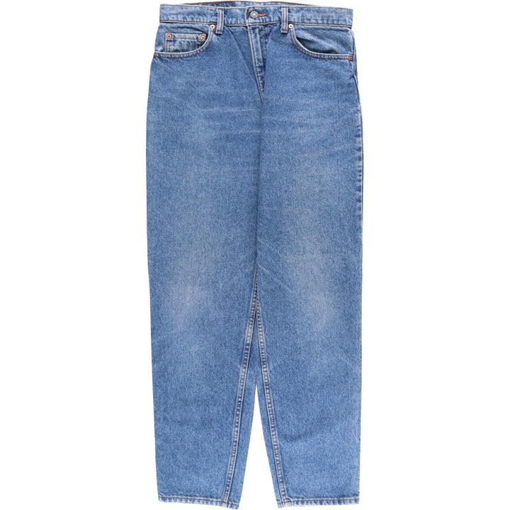 90'S Levi's 550-0290 Tapered Denim Pants Made in USA Men's W32 Vintage cotton blue type Vintage Second Hand