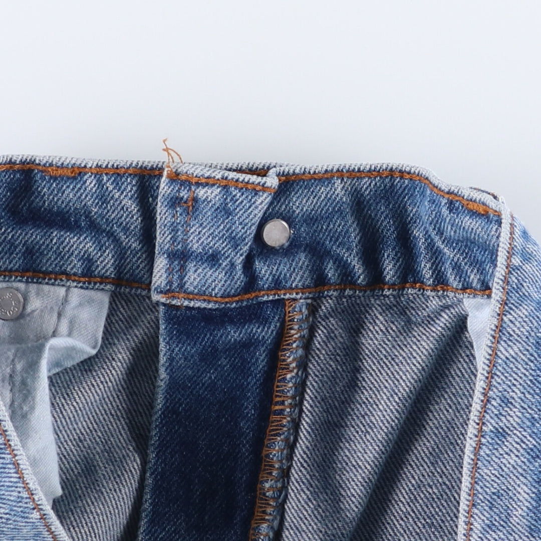 90'S Levi's 550-0290 Tapered Denim Pants Made in USA Men's W32 Vintage cotton blue type Vintage Second Hand