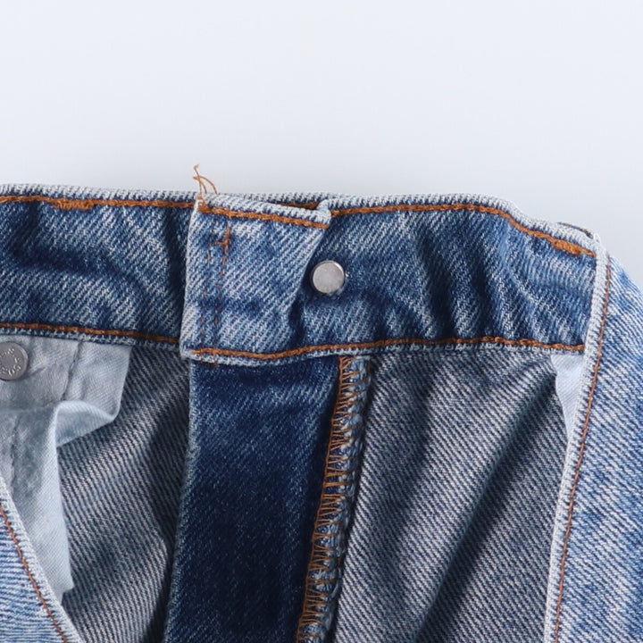 90'S Levi's 550-0290 Tapered Denim Pants Made in USA Men's W32 Vintage cotton blue type Vintage Second Hand