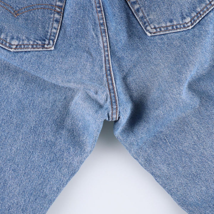 90'S Levi's 550-0290 Tapered Denim Pants Made in USA Men's W32 Vintage cotton blue type Vintage Second Hand