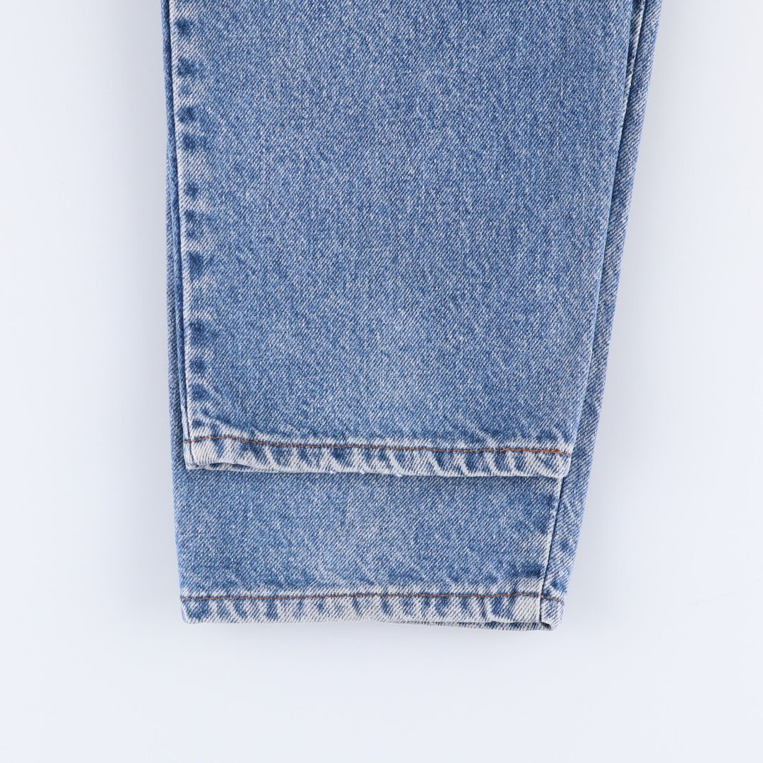 90'S Levi's 550-0290 Tapered Denim Pants Made in USA Men's W32 Vintage cotton blue type Vintage Second Hand