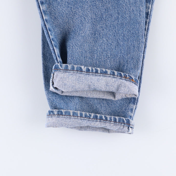 90'S Levi's 550-0290 Tapered Denim Pants Made in USA Men's W32 Vintage cotton blue type Vintage Second Hand