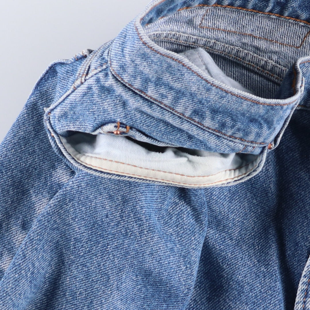 90'S Levi's 550-0290 Tapered Denim Pants Made in USA Men's W32 Vintage cotton blue type Vintage Second Hand